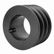3-groove SPZ taper lock pulley