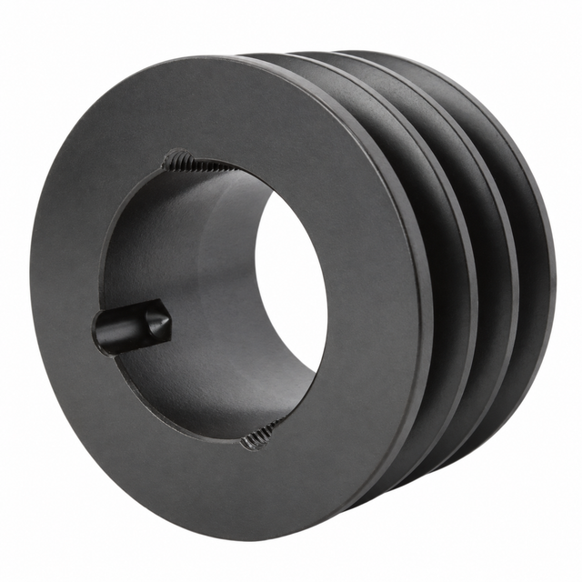 3-groove SPZ taper lock pulley