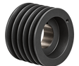 5-groove SPZ taper lock pulley