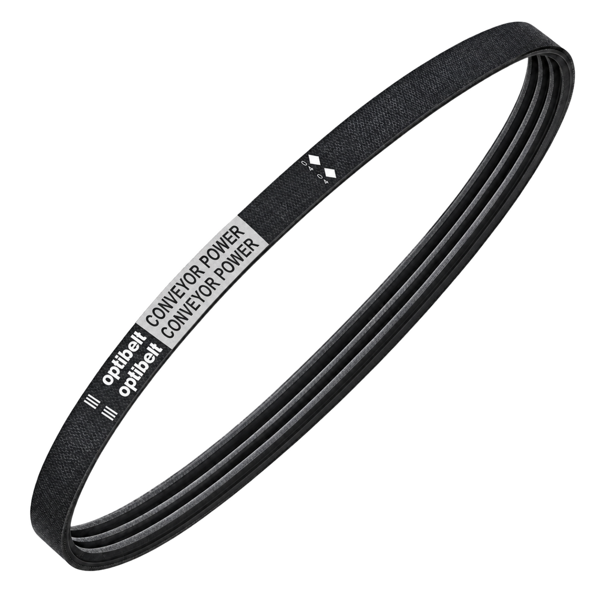 Replacement for Interroll S-1136507: Optibelt Conveyor Power 4 EPJ 416 conveyor roller Poly-V belt, 4 rib