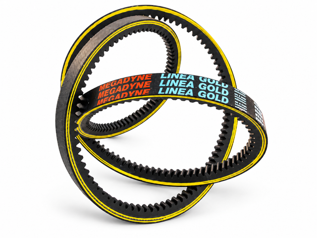 Megadyne Linea Gold premium cogged raw edge V-belt