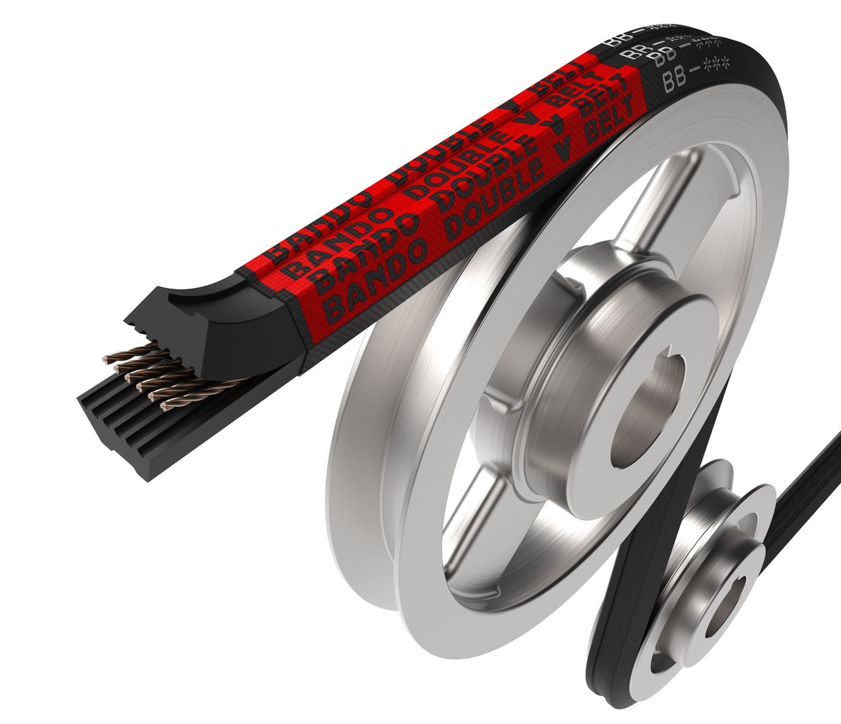 COUNTAX 48” Heavy Duty Deck Belt  Double Sided V-Belt