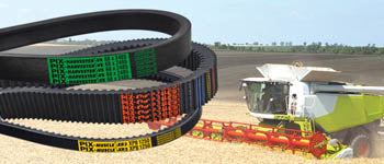 New Holland Combine Harvester Belts Dust Screen Drive HN89817814