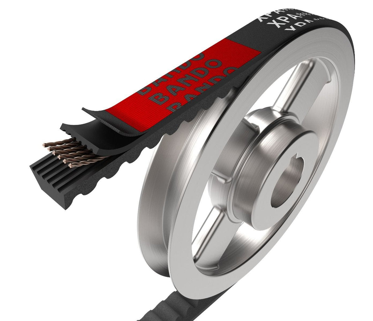 BANDO Cogged Wedge Belt XPA707 (SPAX)