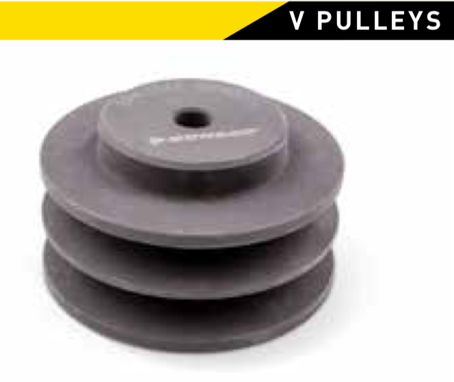 SPC 120 X 2 Groove Pilot Bore V & Wedge Belt Pulley